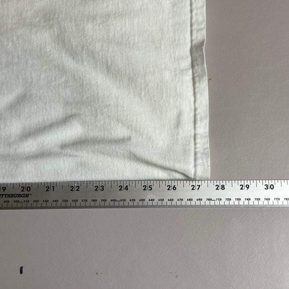 Port and Company Mens Large White Graphic T-Shirt Maroon Flappy Bird - Picture 6 of 6